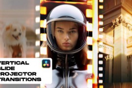 Vertical Slide Projector Transitions for DaVinci Resolve | TikTok, Shorts, Reels 49741582