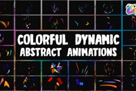 Colorful Dynamic Abstract Animations for FCPX 43704322