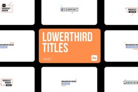Lowerthird Titles 07 for After Effects 44541546