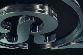 3D Silver Logo Reveal 26656385