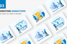 Marketing Animations - Flat Concept 46084320