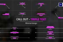 Triple Text Call - Outs | MOGRTs 42547305