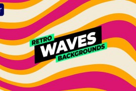 Retro Waves Backgrounds 51711006