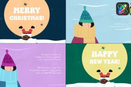 Cartoon Christmas Greeting Cards for FCPX 48999651