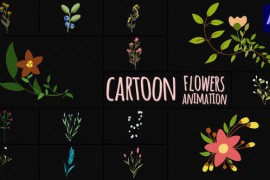 Cartoon Flowers Animations for After Effects 45587706