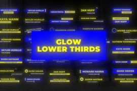 Glow Lower Thirds 48147596