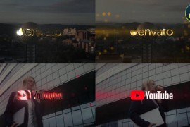 Gold Stroke Logo for DaVinci Resolve 42972378