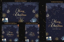 Christmas Intro 4 in 1 | MOGRT 41836173