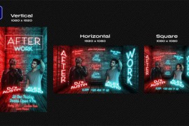 3D Neon Instagram Stories 49858995