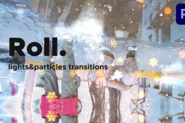 Lights & Particles Roll Transitions for Premiere Pro Vol. 01 47411165