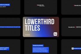 Lowerthird Titles 03 for After Effects 44233890