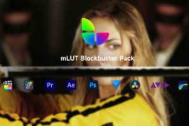 mLUT Blockbuster Pack - 30 Professional Cinematic Color Look-Up Tables
