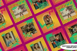 Guine Colorful Retro Noise Posts | Mogrt 48973733