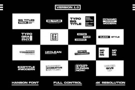 Modern Big Titles | After Effects 43052747