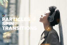 Particles Spin Transitions for DaVinci Resolve 51732049