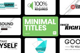 Minimal Titles 07 for Premiere Pro 45370618