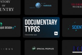 Documentary Typos for After Effects 43988128