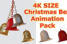 Christmas Bell Ringing Animation Pack with Alpha Channel + Loop 40172280