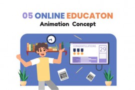 Online Education Concept Animation Scene 51342116