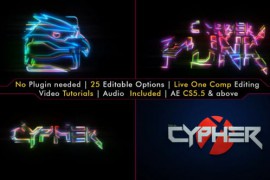 Colorful Futuristic Title or Logo Intro 22666545