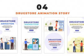 Flat Vector Design Drugstore Instagram Story 48660889