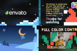Christmas New Year Pixel Opener | FCPX 42462363