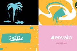 Liquid Cartoon Logo for DaVinci Resolve 51818515
