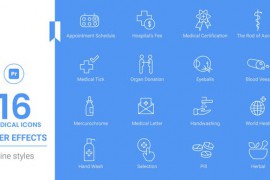 Medical Hospital Icon Set Line pack - MORGRT 44732776