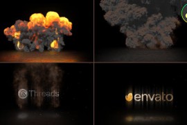 Fast Explosions Logo Reveal for DaVinci Resolve 48635321