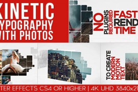 Kinetic Typography With Photos 14100867