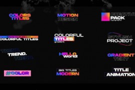 Color Titles | AE 48307107