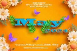 [3D Models] 3DSky Pro 3D-Models Collection May 2024 [Corona|V-Ray|*.max, FBX, OBJ]