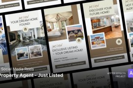 Social Media Reels - Property Agent - Just Listed After Effects Template 47648529