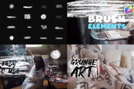 Grunge Brush Elements | FCPX 51181580