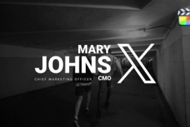 Social Media X Titles and Lower Thirds \ FCPX 47533845