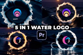 Realistic Water Logo Opener 52479560