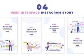 Mobile and Computer User Interface Premium Vector Instagram Story 47453610