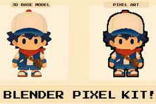 Free Download:SuperhiveMarket – Blender Pixel Kit v1.31