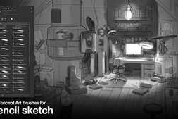 Artstation – 30 Brushes for Concept Art