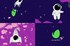 Spaceman Logo Opener for DaVinci Resolve 47471308