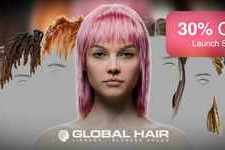 Free Download:Globalhair – For Any Character – Hair Library v1.0.0 for Blender