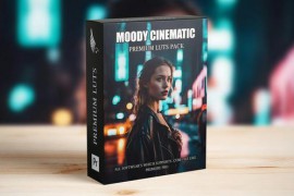 Cinematic Dark and Moody Brown Street Landscape LUTs 49344644