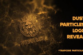 Dust Particles Gold Logo Reveal 52406907
