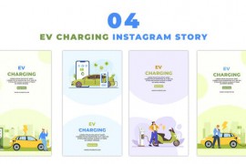 2D Animated EV Charger Instagram Story 48059735
