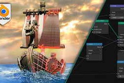Udemy – Blender Geometry Nodes – Boats