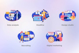 Digital marketing - Blue concepts 42098707