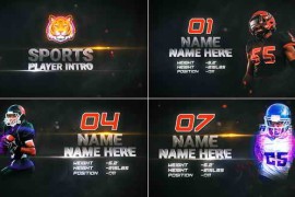 Sports Player Profile // Sports Team Intro 47541086