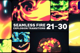 Seamless Fire Explosion Transitions for Premiere Pro 47193055