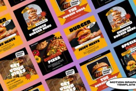 Burger King Social Media Posts | Mogrt 50221500