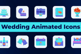 Wedding Animated Icons 50385460